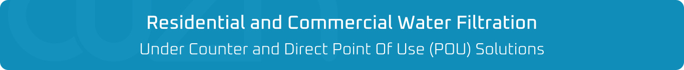 pou under counter residential commercial water filters