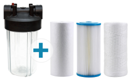 pre filtration sediment wide menu