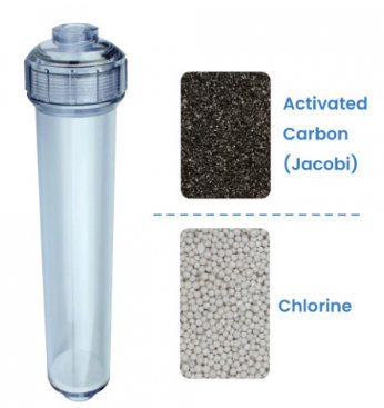 2x13 Chlorine with Activated Carbon adsorption